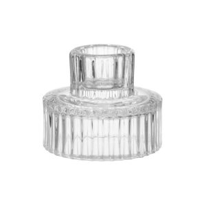 Küünlahoidja 6 cm läbipaistev FanniK