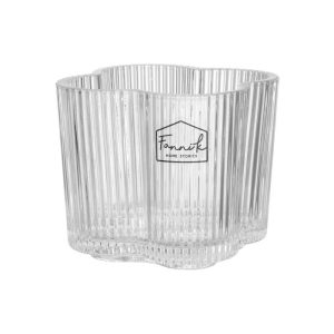 Küünlahoidja läbipaistev klaas FanniK