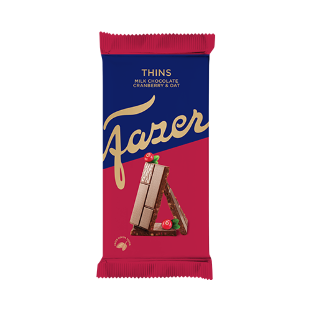 Šokolaad jõhvika Karl Fazer Thins 95g