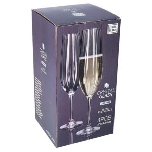 Šampusepokaalid 4 tk