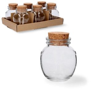 Dekoratiivpudel korgiga 100 ml