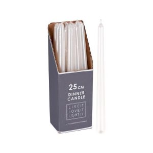 Küünal valge 25 cm