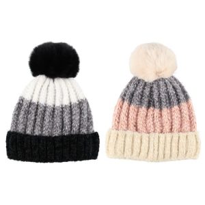 Naiste tutimüts kootud Acces triibuline