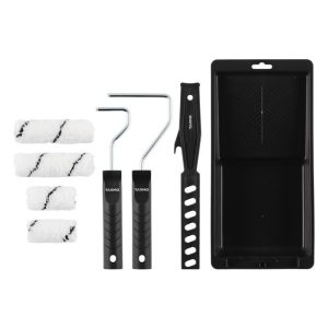 Minivärvirullide komplekt 8 tk Tarmo must