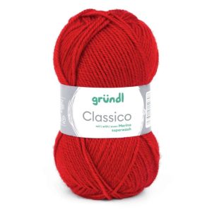 Lõng Classico vill 50 g punane