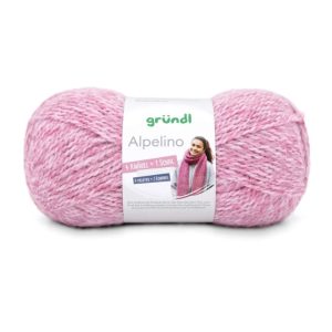 Lõng Alpelino vill 100 g roosa