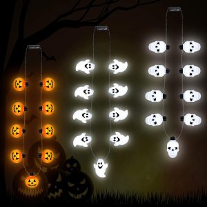 Kaelakee valgusega 94 cm halloween