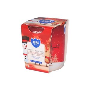 Lõhnaküünal klaasis jõulud