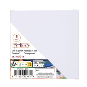 Lõuend raamil 10x10 cm, 5 tk