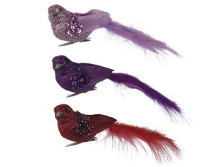 Dekoratsioon lind lõksuga 15 cm