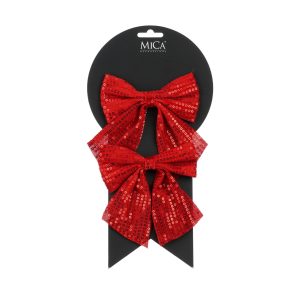 Dekoratiivlips 12 cm punane 2 tk