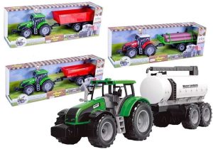 Traktor 1:32 haagise, valguse ja heliga