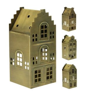 Küünlahoidja 17 cm maja antiik