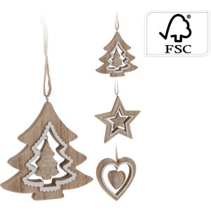 Dekoratsioon puidust 11 cm