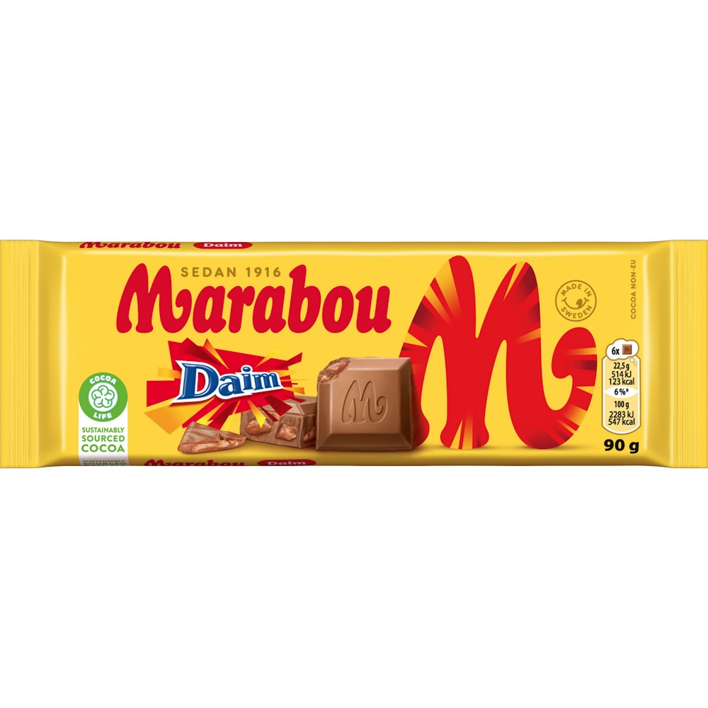 Piimašokolaad Marabou 90g Daim