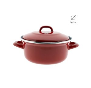 Ahjupott 5,2 l email BK punane