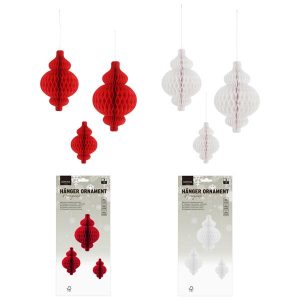 Dekoratsioon paberist 3 tk