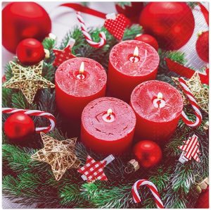 Salvrätikud 20 tk küünlad