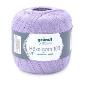 Heegelniit puuvill 100 g lilla