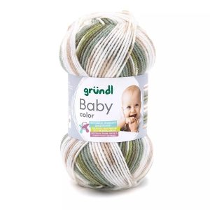 Lõng Baby kirju 50 g roheline