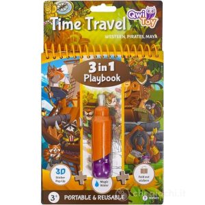 Värvi- ja kleepsuraamat veepintsliga Reismine