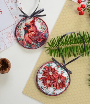 Pärlitikkimiskomplekt Red Cardinal