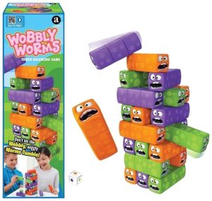 Lauamäng Tasakaalutorn Wobbly Worms
