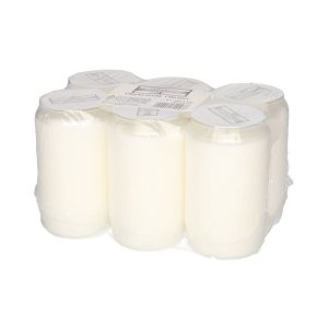 Õliküünal 6 tk, 55 h valge