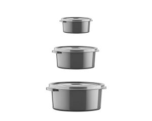 Säilituskarp mikrolaineahju 3 tk