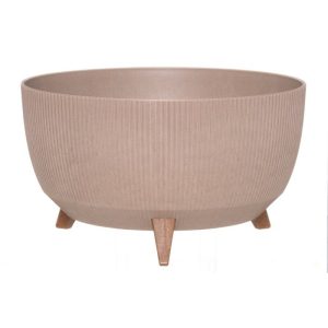 Lillepott Roma jalgadel 47 cm latte