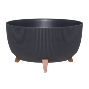 Lillepott Roma jalgadel 47 cm antratsiit