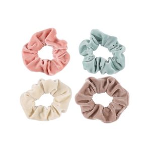 Juuksekummid velvet 4 tk Mineas