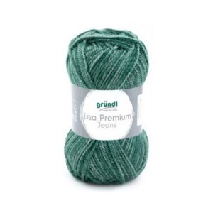 Lõng Lisa Jeans akrüül 50 g roheline-hall