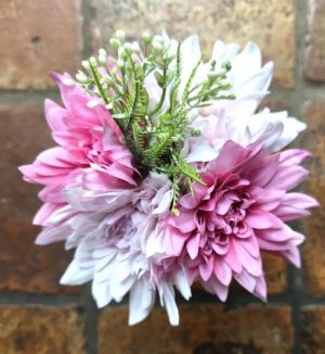 Kunstlillede kimp 28 cm Daalia