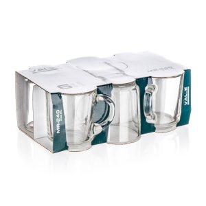 Kruusid 240 ml klaasist 6 tk