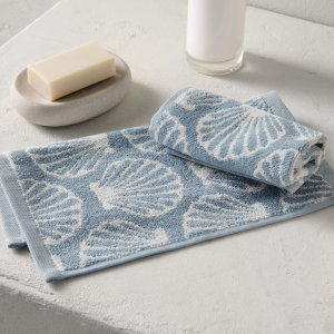 Rätikud 2 tk, 30x30 cm sinine merekarp