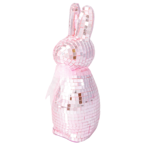 Lihavõttejänes disco 20,5 cm roosa