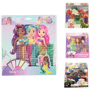 Numbrimosaiik kleepsudega erinevad